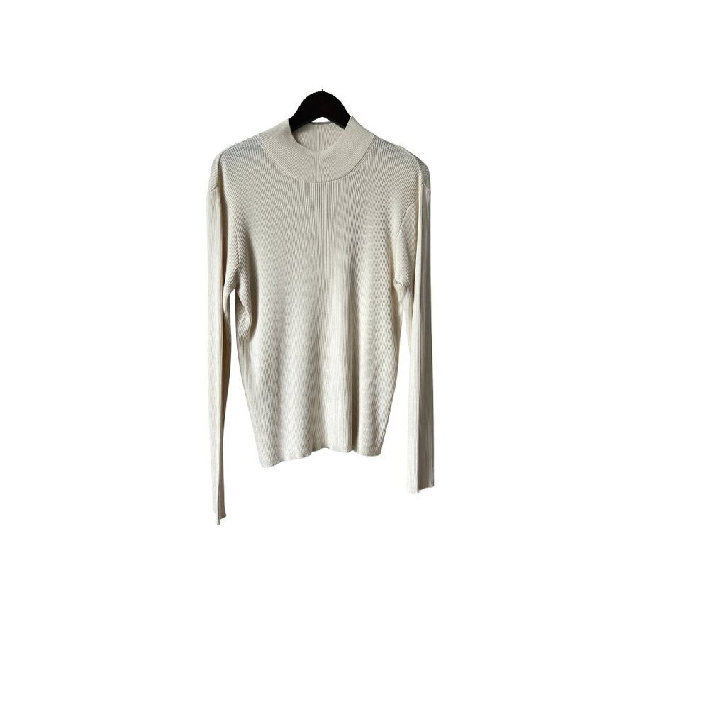 Coldwater Creek Mock Neck Sweater, XL